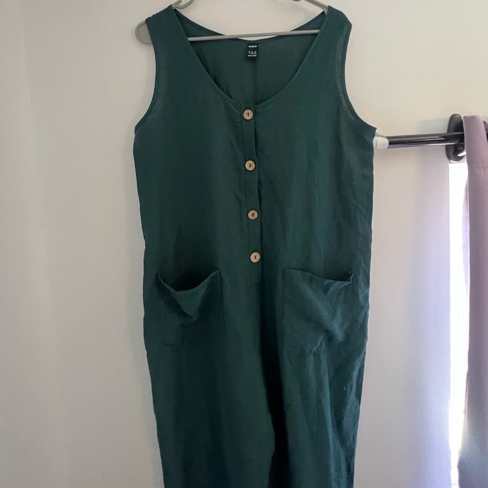 Green Shein Jumpsuit - Picture 2 of 6